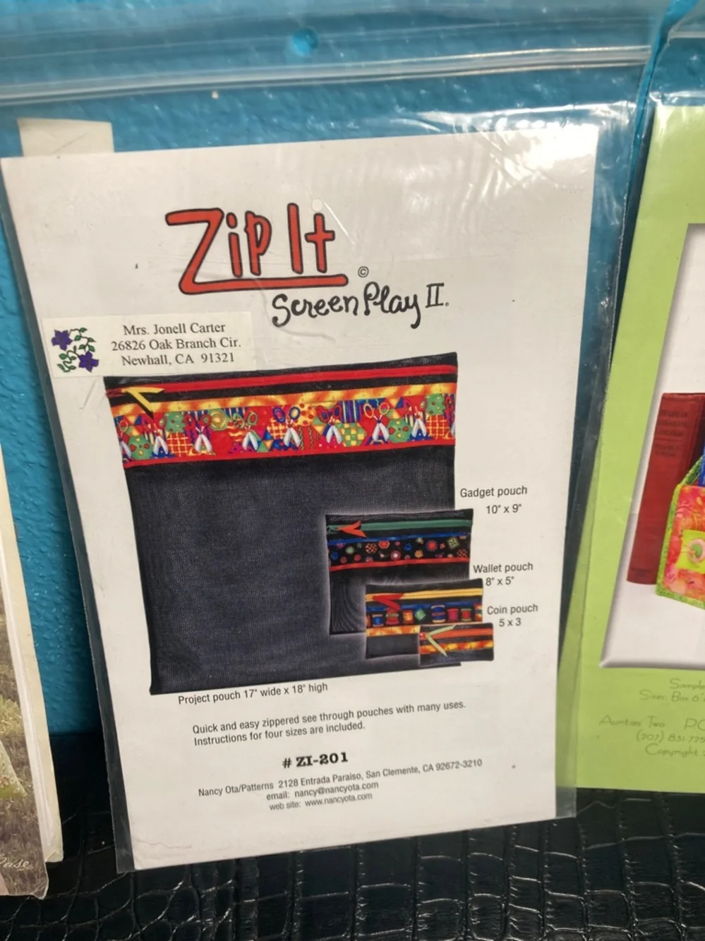 3 Patterns: The Nappy Bag by Amy Butler,‎ Zip It, and Fused and Folded Boxes